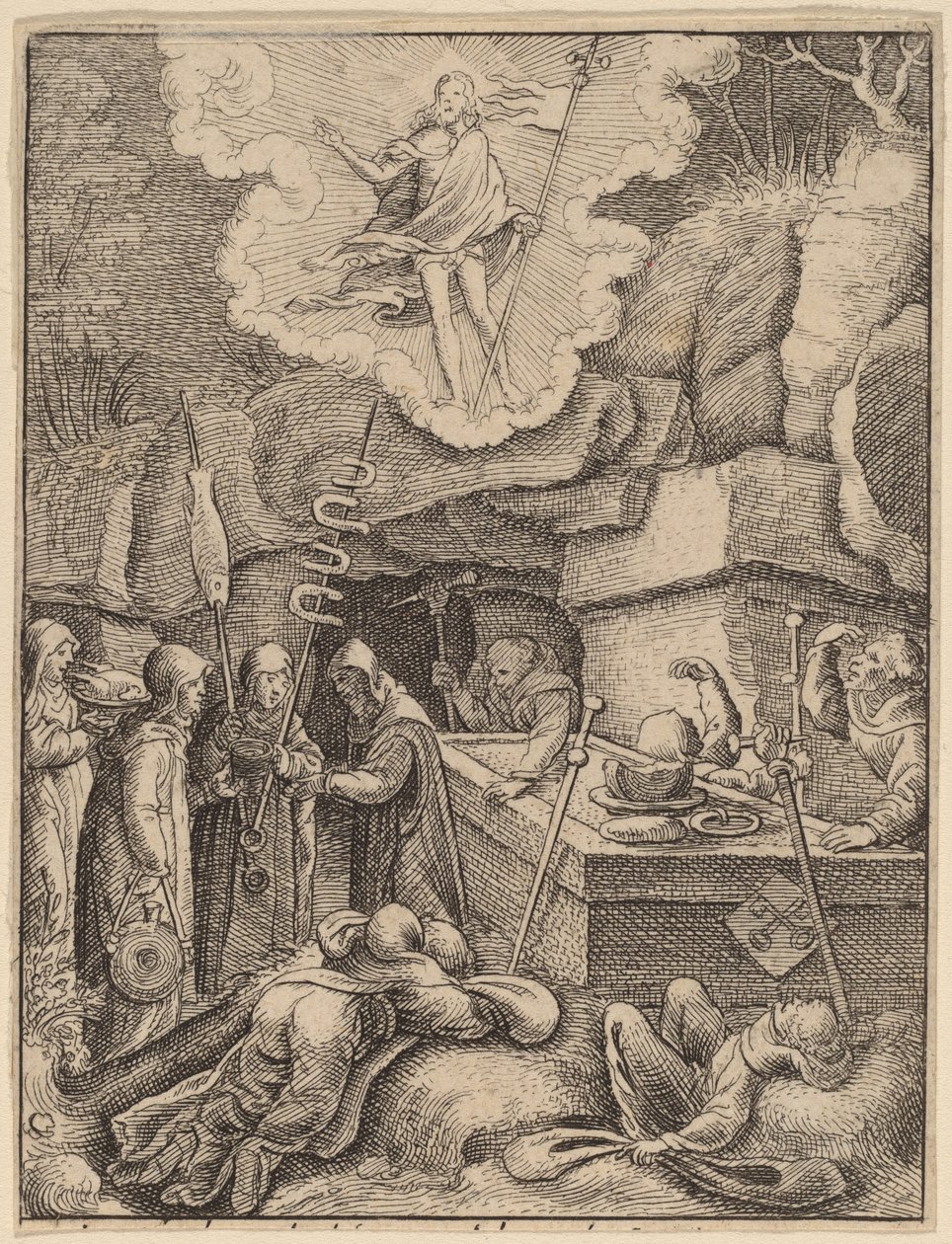 जी उठना द्वारा Wenceslaus Hollar