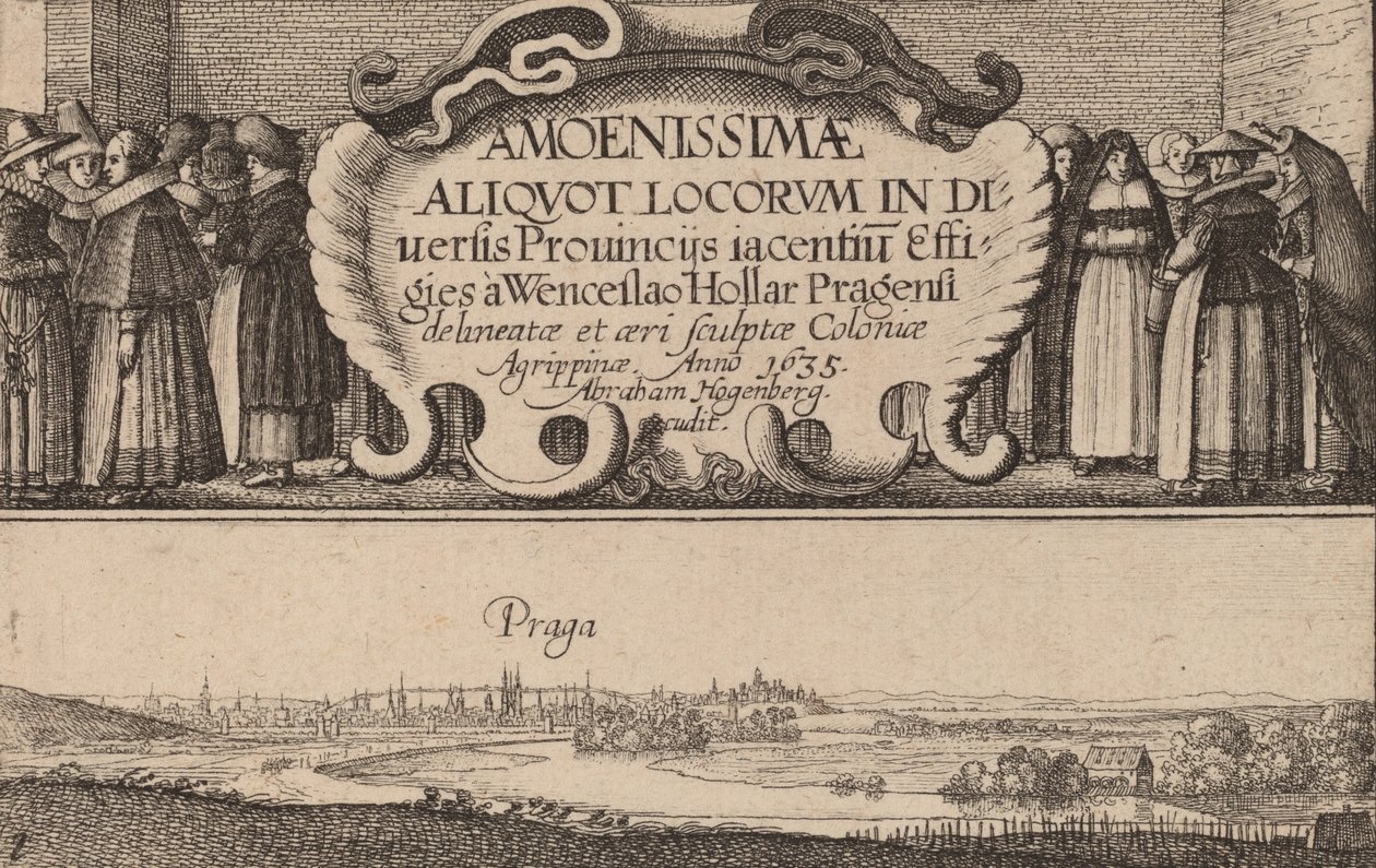 शीर्षक पृष्ठ, 1635। द्वारा Wenceslaus Hollar
