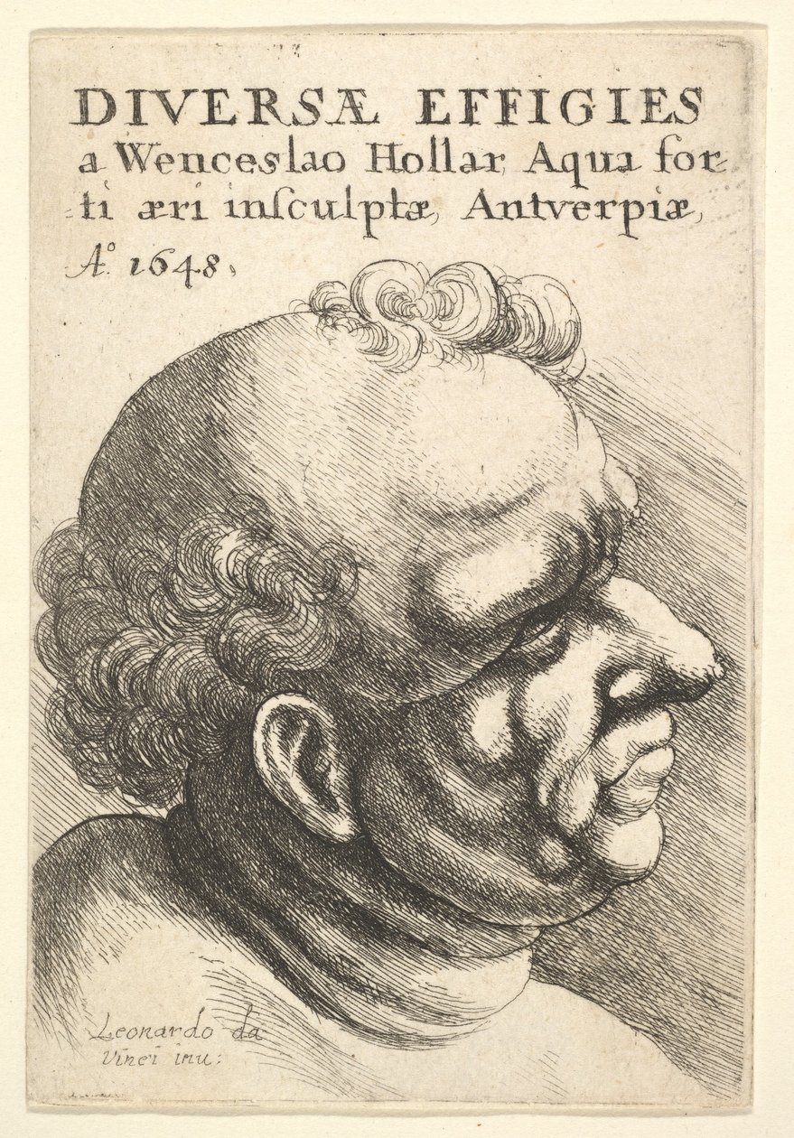 शीर्षक पृष्ठ, अलग आंकड़ा 1648। द्वारा Wenceslaus Hollar