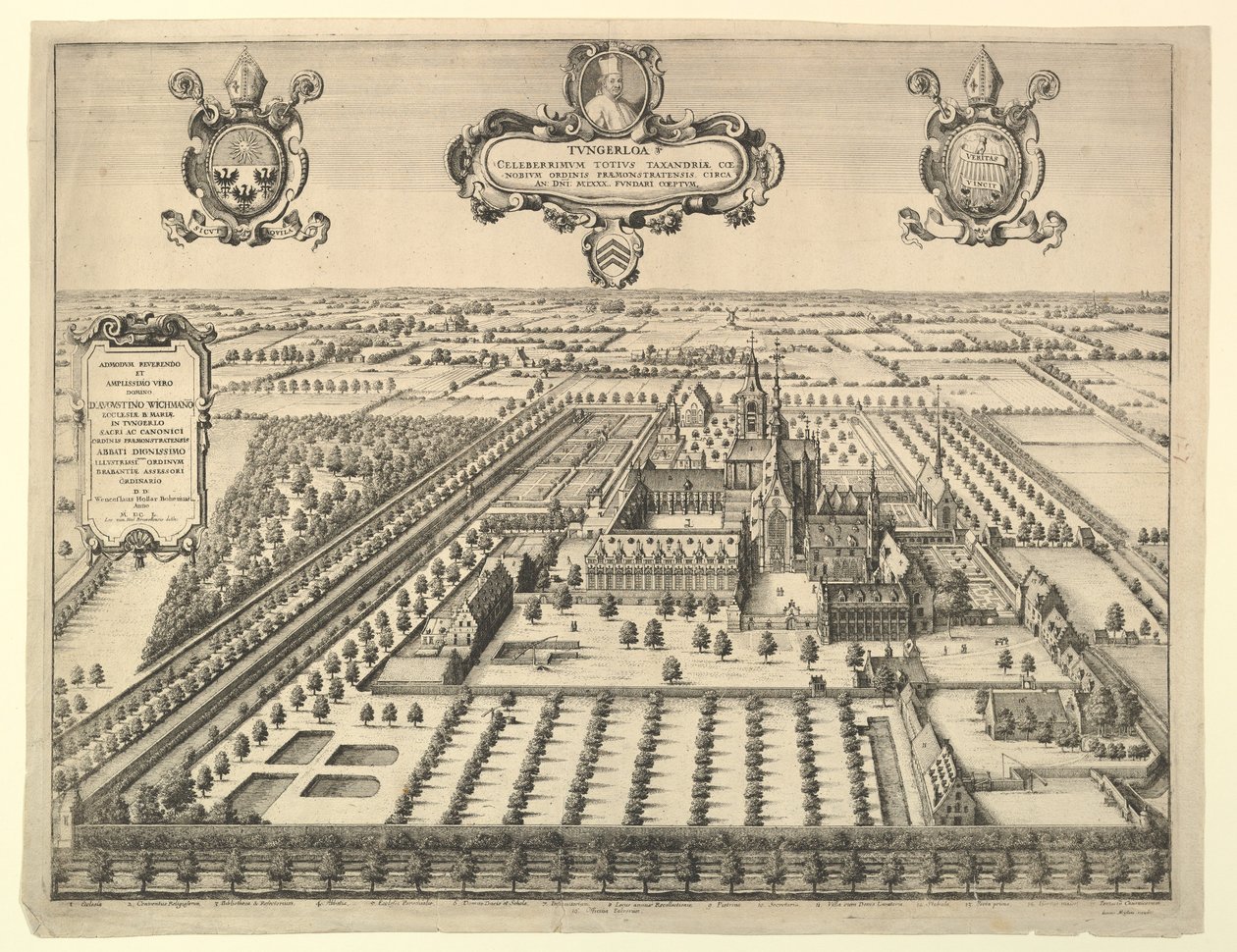 टोंगेरलो, 1659। द्वारा Wenceslaus Hollar