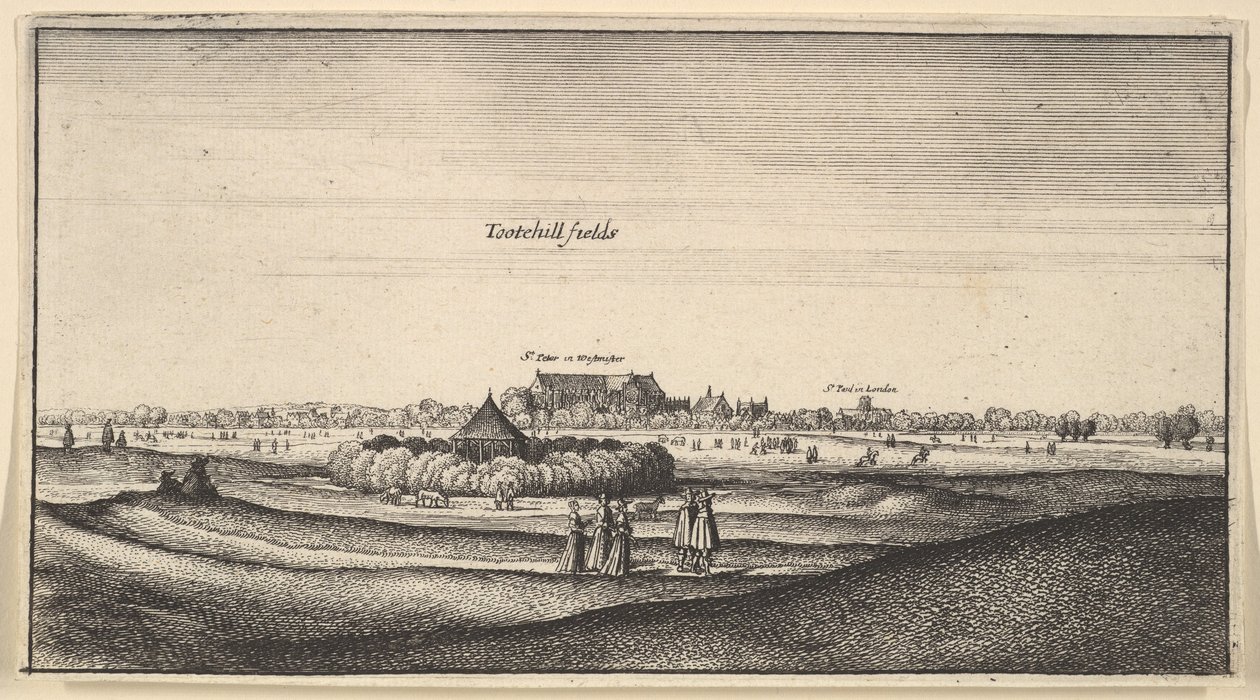Tootehill कई स्थानों ... एक बहुत ही सुखद संभावना, 1625-1677 फ़ील्ड। द्वारा Wenceslaus Hollar
