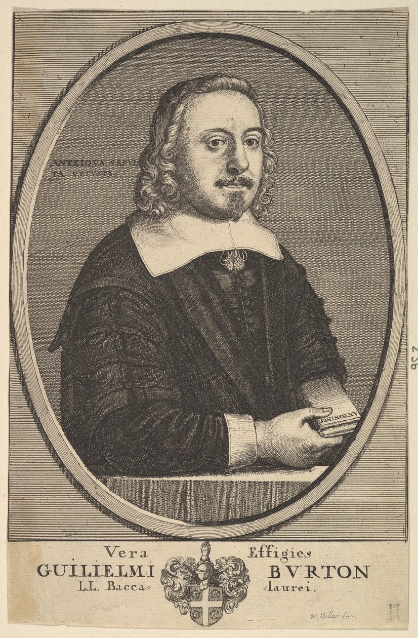 वेरा एफ़िलीज़ गुइलिमी बर्टन एलएल बेकालाउरी, 1657-58। द्वारा Wenceslaus Hollar