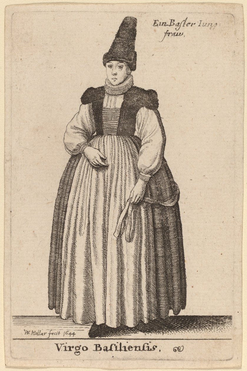 बेसल का वर्जिन द्वारा Wenceslaus Hollar