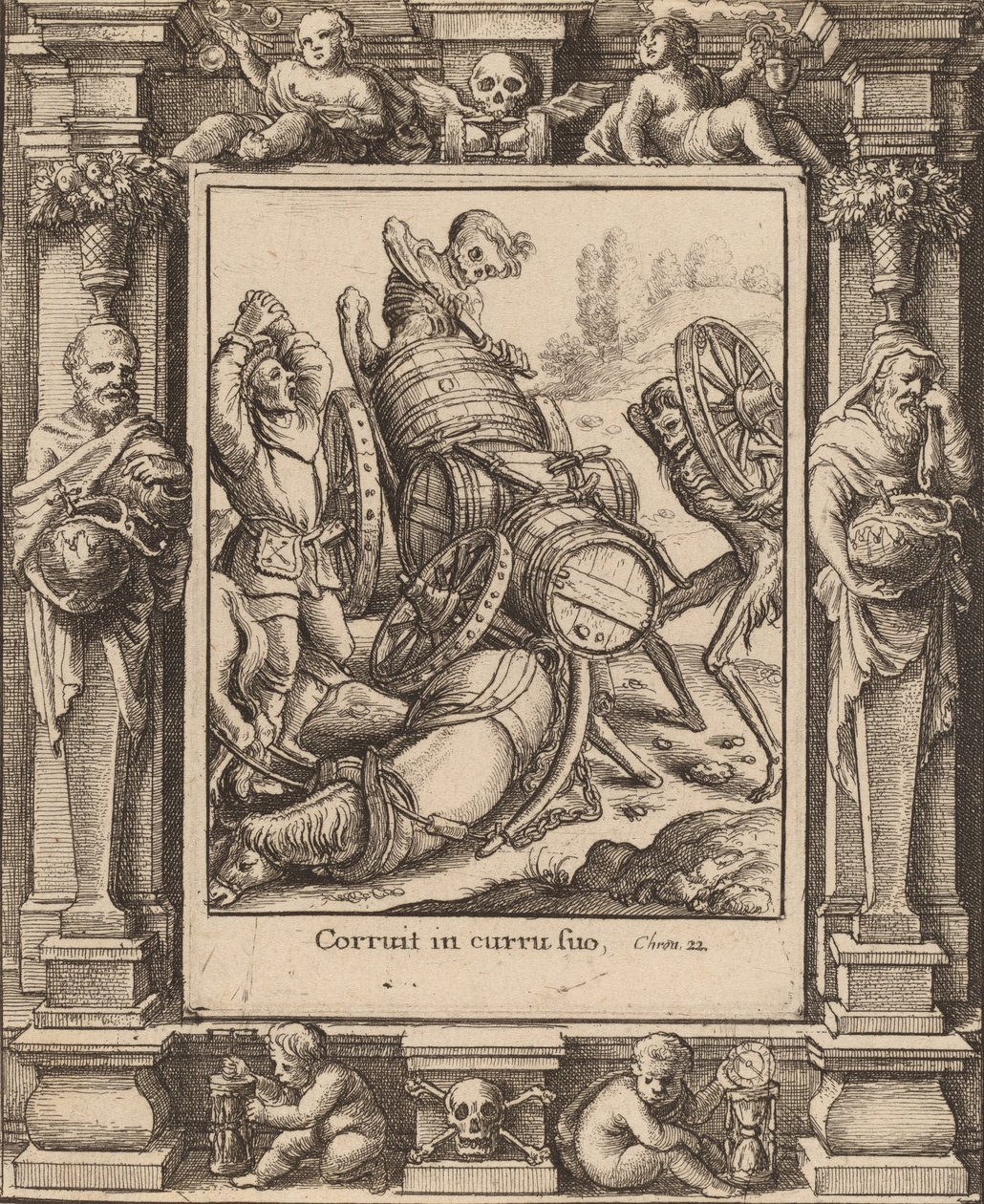 वैगनर, 1651। द्वारा Wenceslaus Hollar