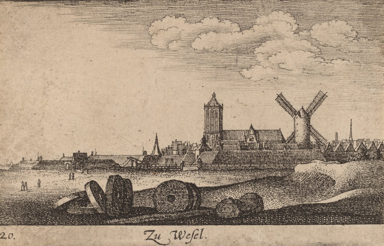 वेसल, 1635। द्वारा Wenceslaus Hollar