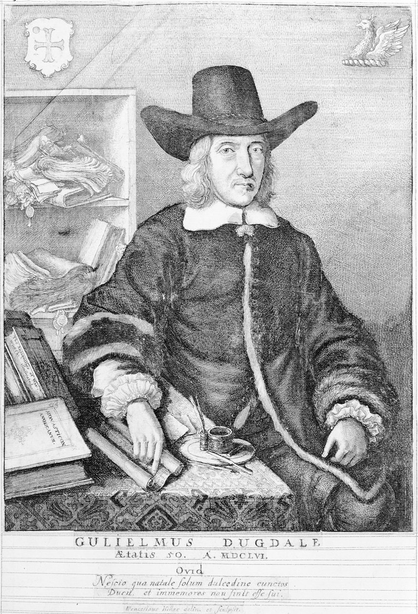 विलियम डगडेल, 1656 द्वारा Wenceslaus Hollar