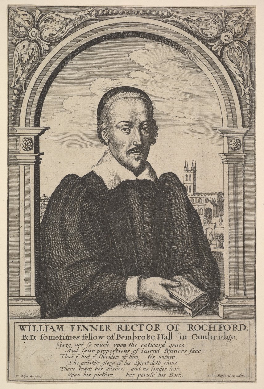 विलियम फेनर, रोचर्ड के रेक्टर, 1656। द्वारा Wenceslaus Hollar