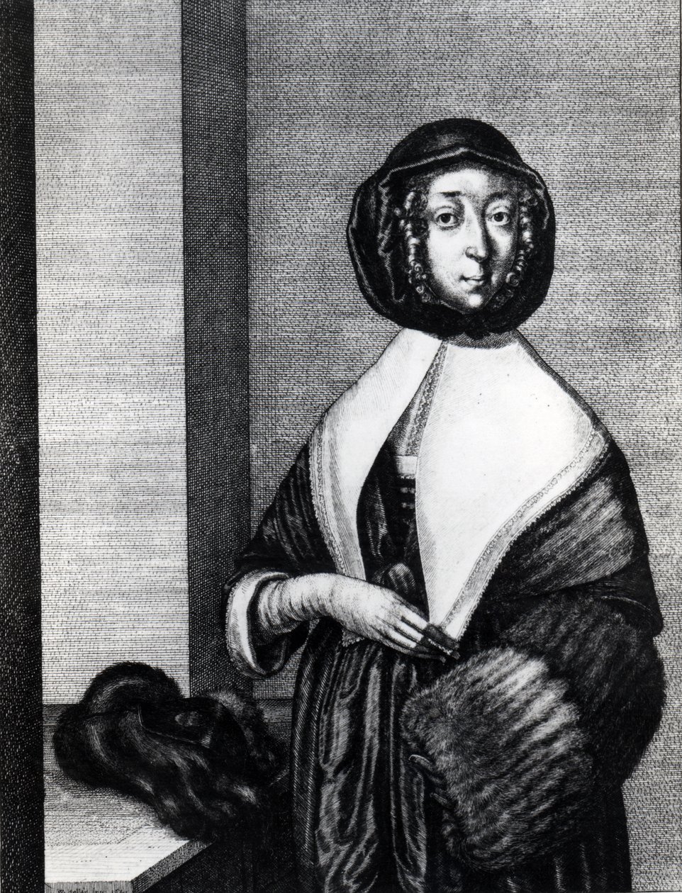 सर्दी, 1641 द्वारा Wenceslaus Hollar