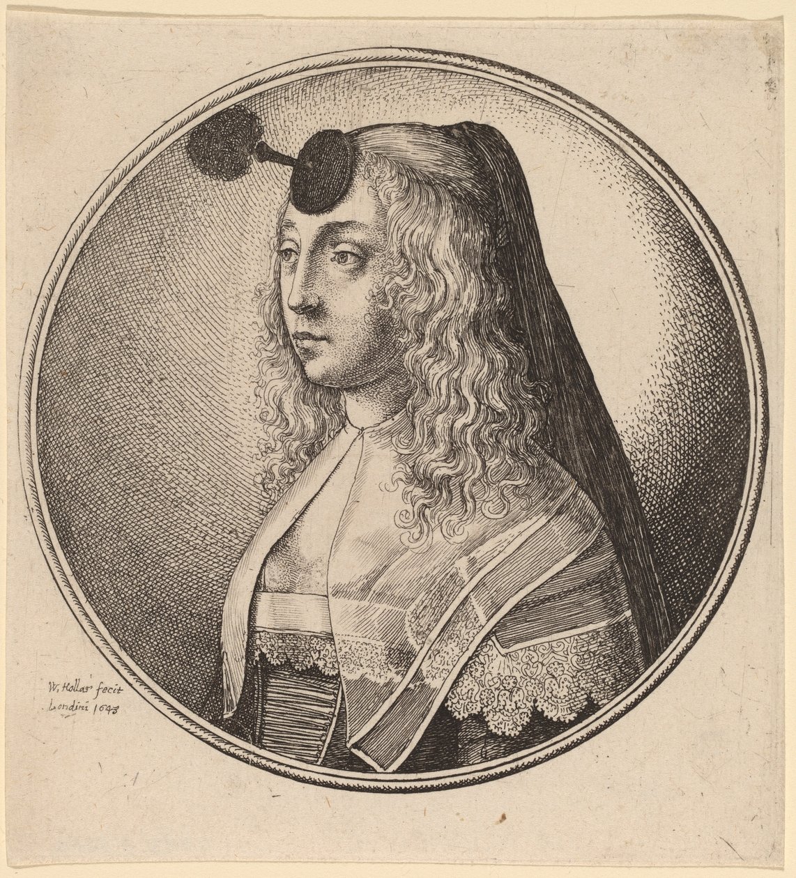 एंटवर्प की महिला द्वारा Wenceslaus Hollar