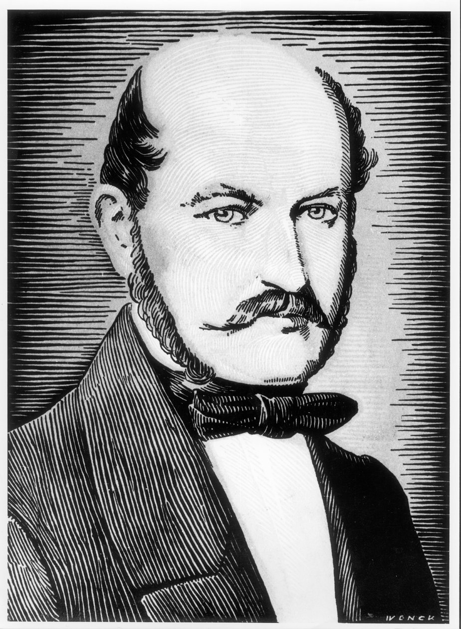 इग्नाकज़ सेमेल्विस (1818-1865) का चित्र द्वारा Wenck