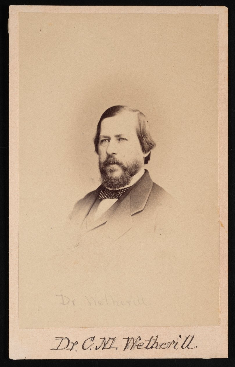डॉ. चार्ल्स मेयर वेदरिल का पोर्ट्रेट 1825-1871, 1864। द्वारा वेंडरोथ और टेलर
