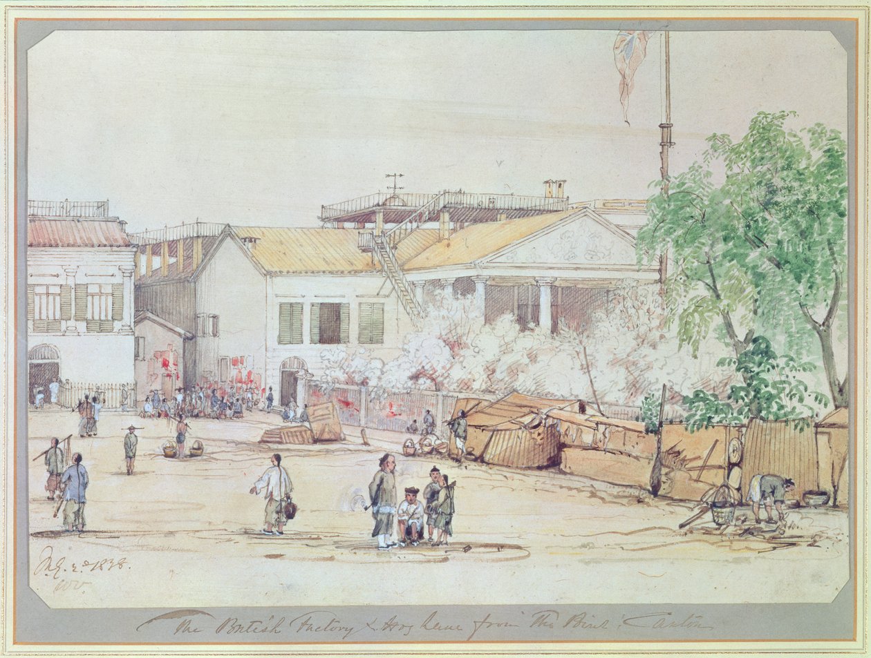 हॉग लेन पर ब्रिटिश फैक्ट्री, 1838 द्वारा वर्नर वर्णम्