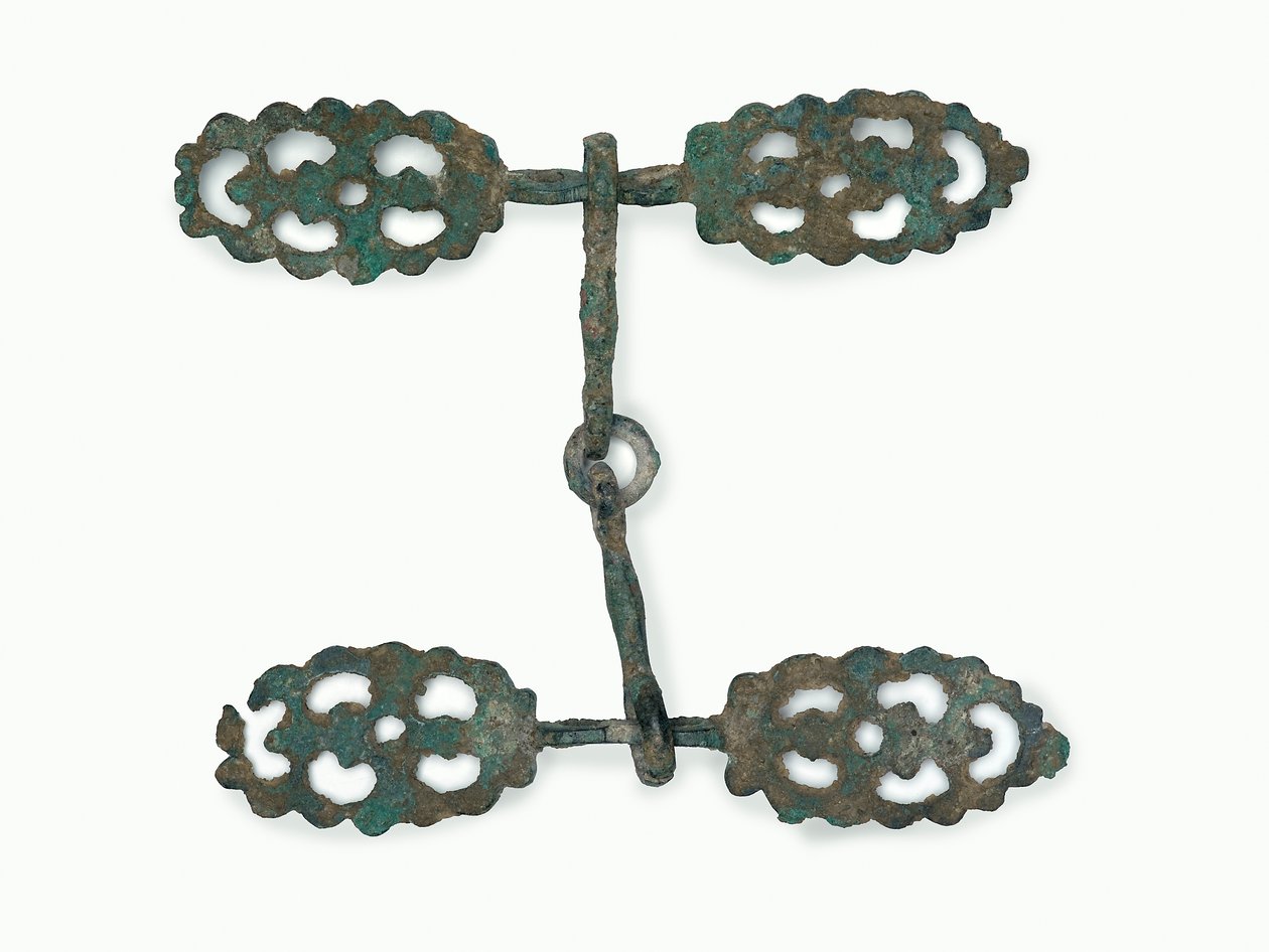 घोड़े की लगाम (कांस्य) द्वारा पश्चिमी झोउ राजवंश चीनी स्कूल