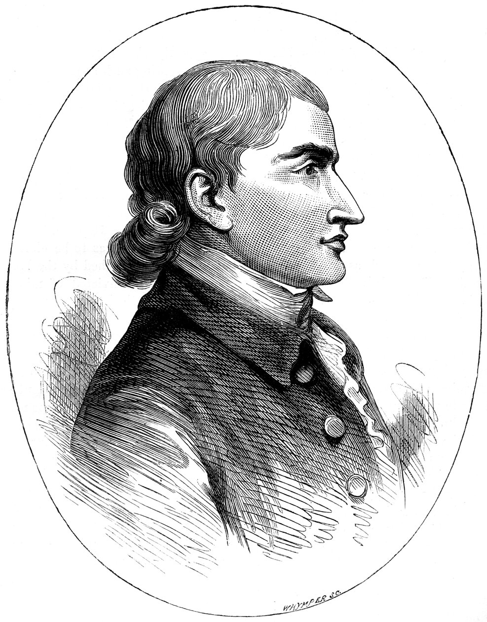 जॉन जे, अमेरिकी राजनेता, 1783 में प्रकाशित एक प्रिंट से, c1880। द्वारा Whymper