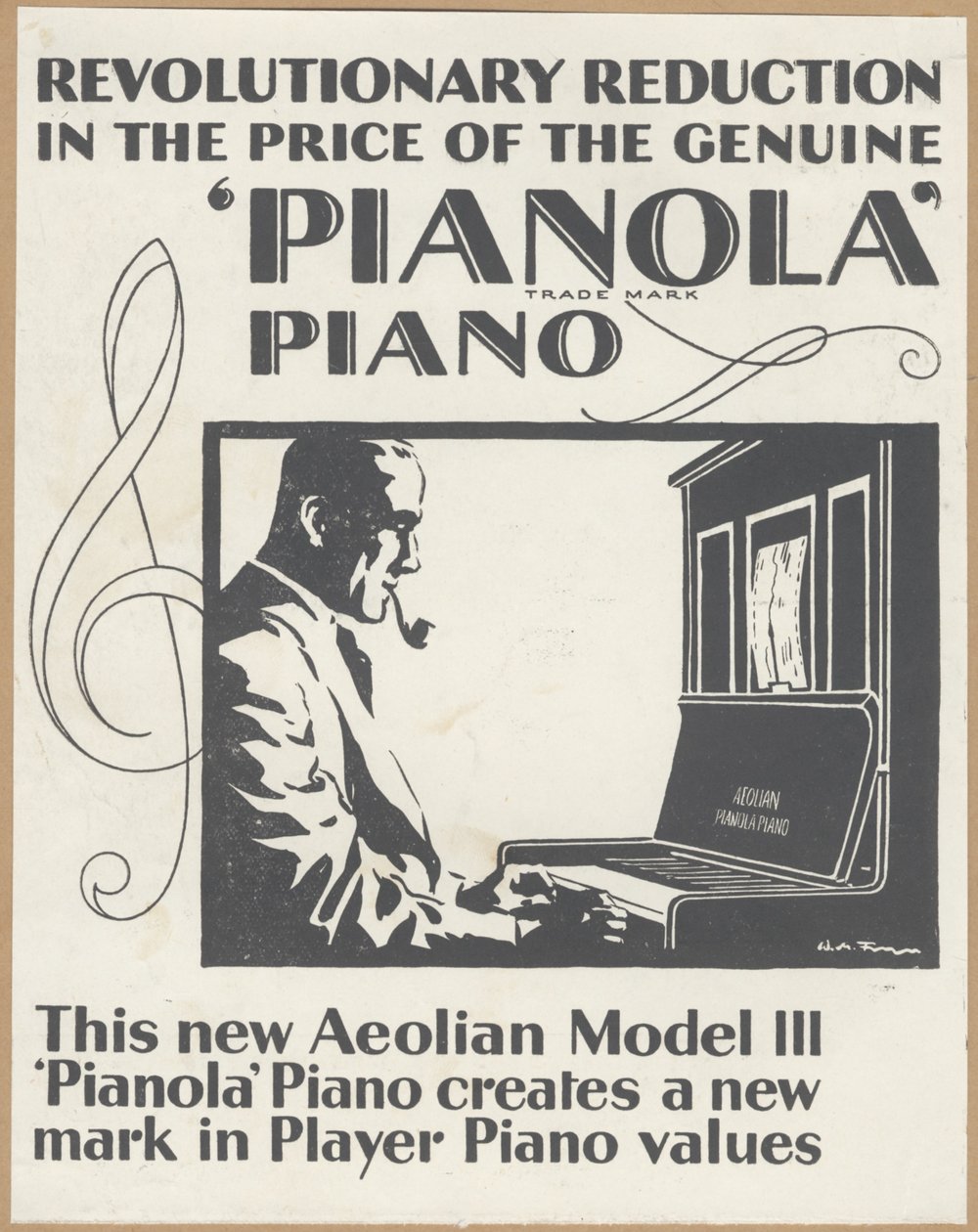 वातज कंपनी Pianolas, 1920 के दशक द्वारा विल्फ्रेड फ्रायर