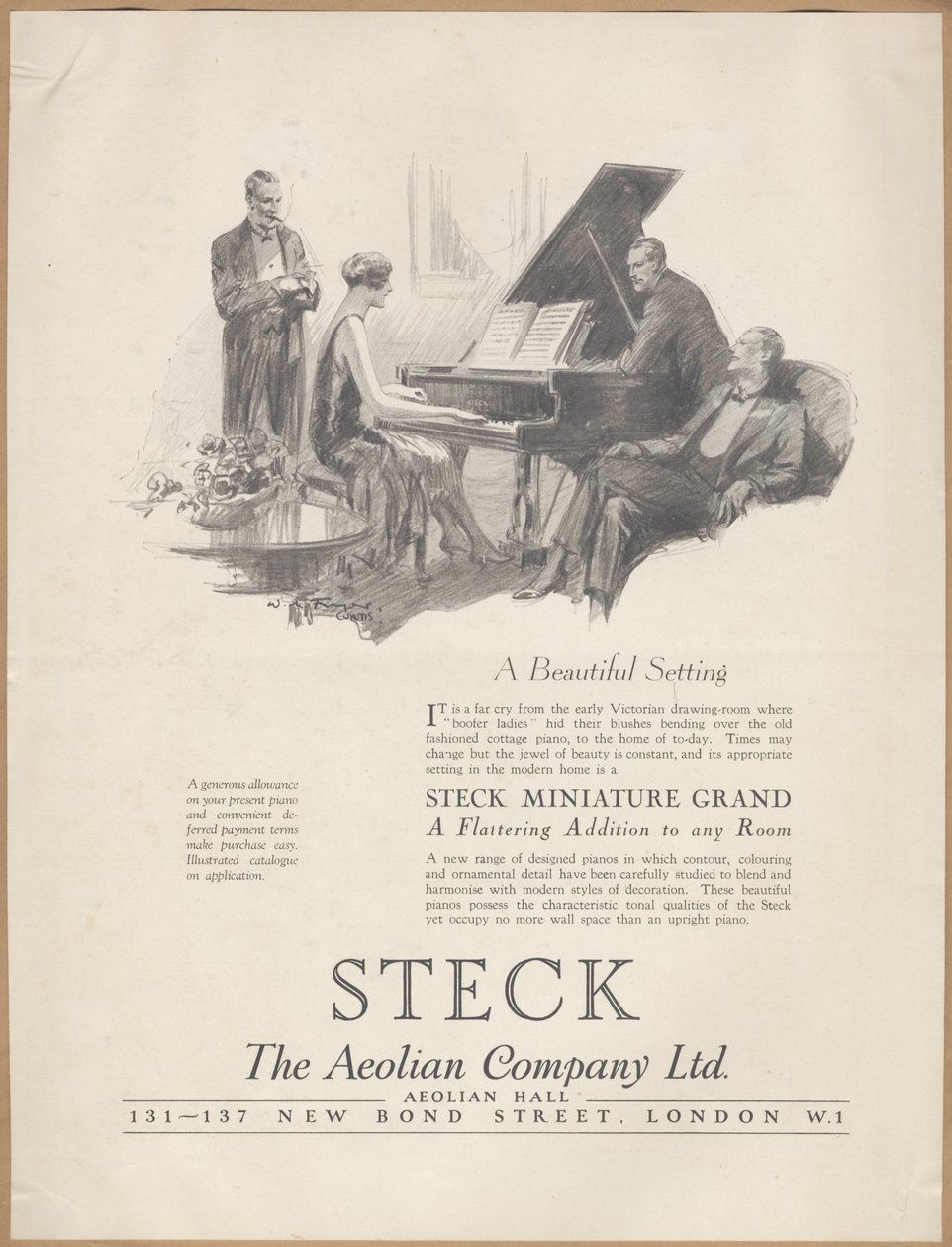 वातज कंपनी Pianolas, 1920 के दशक द्वारा विल्फ्रेड फ्रायर