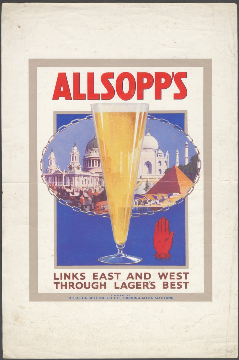 Allsopp's Lager, 1920s द्वारा विल्फ्रेड फ्रायर