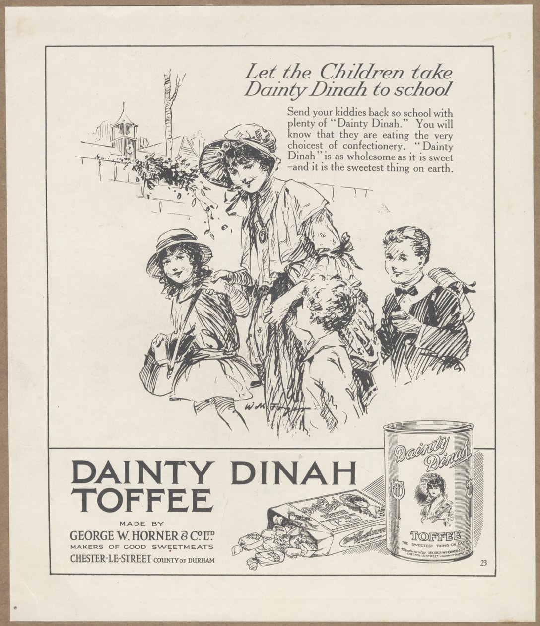 डेंटी दीना टॉफ़ी, c.1920 द्वारा विल्फ्रेड फ्रायर