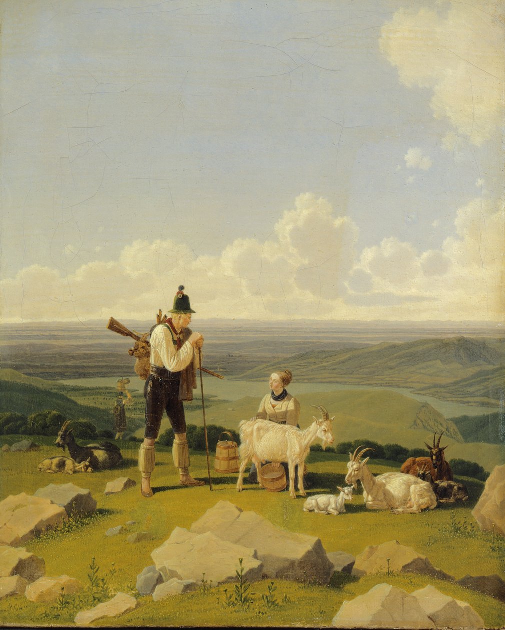 हिरण हंटर, 1826 द्वारा विल्हेम अलेक्जेंडर कोबेल