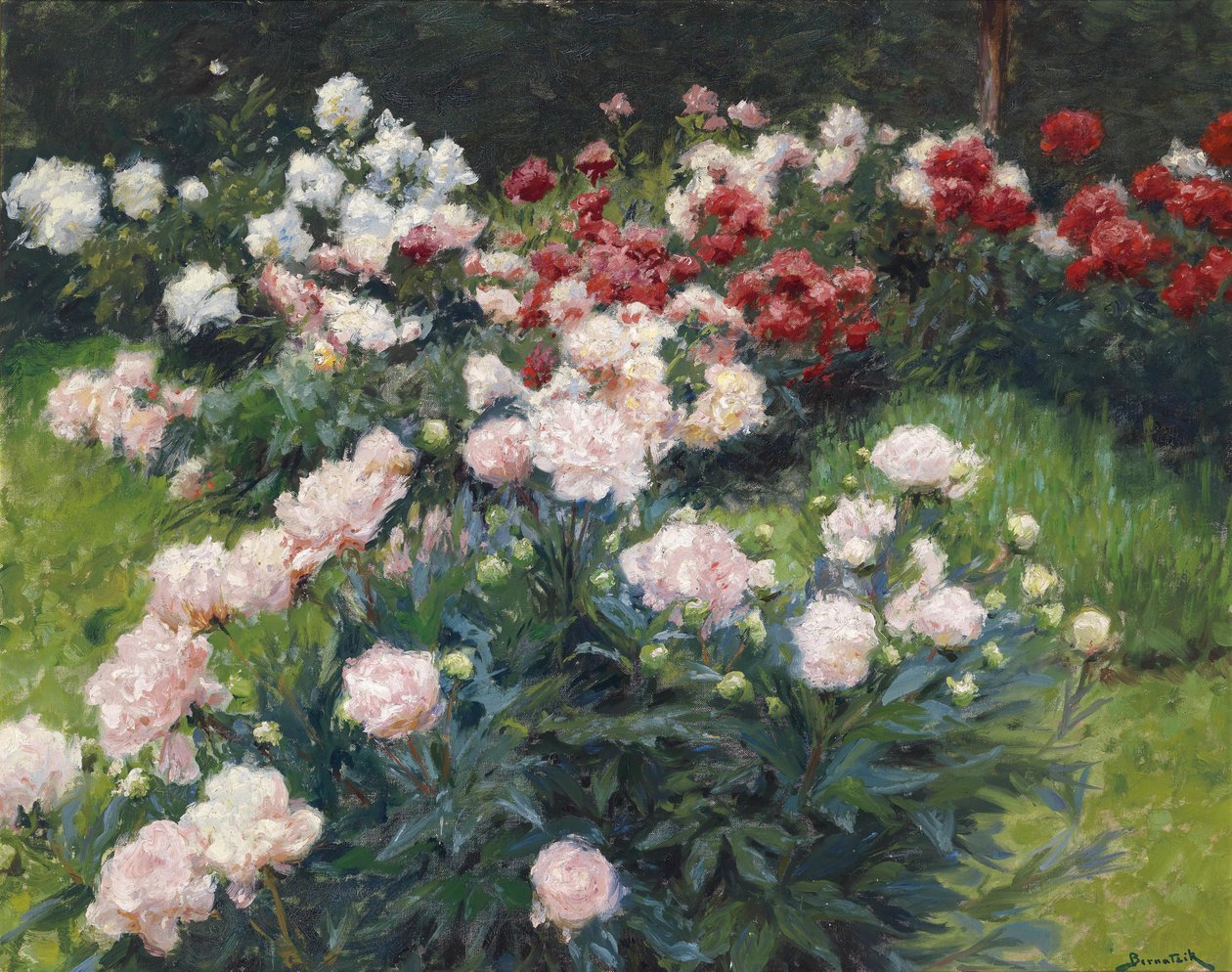 peonies द्वारा विल्हेम बर्नत्ज़िक