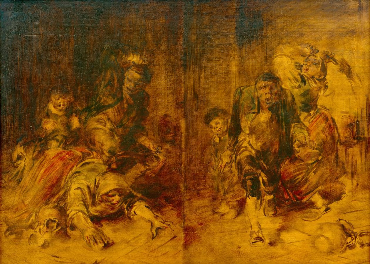 ग्रामीण लड़ते हैं द्वारा विल्हेम बुशो