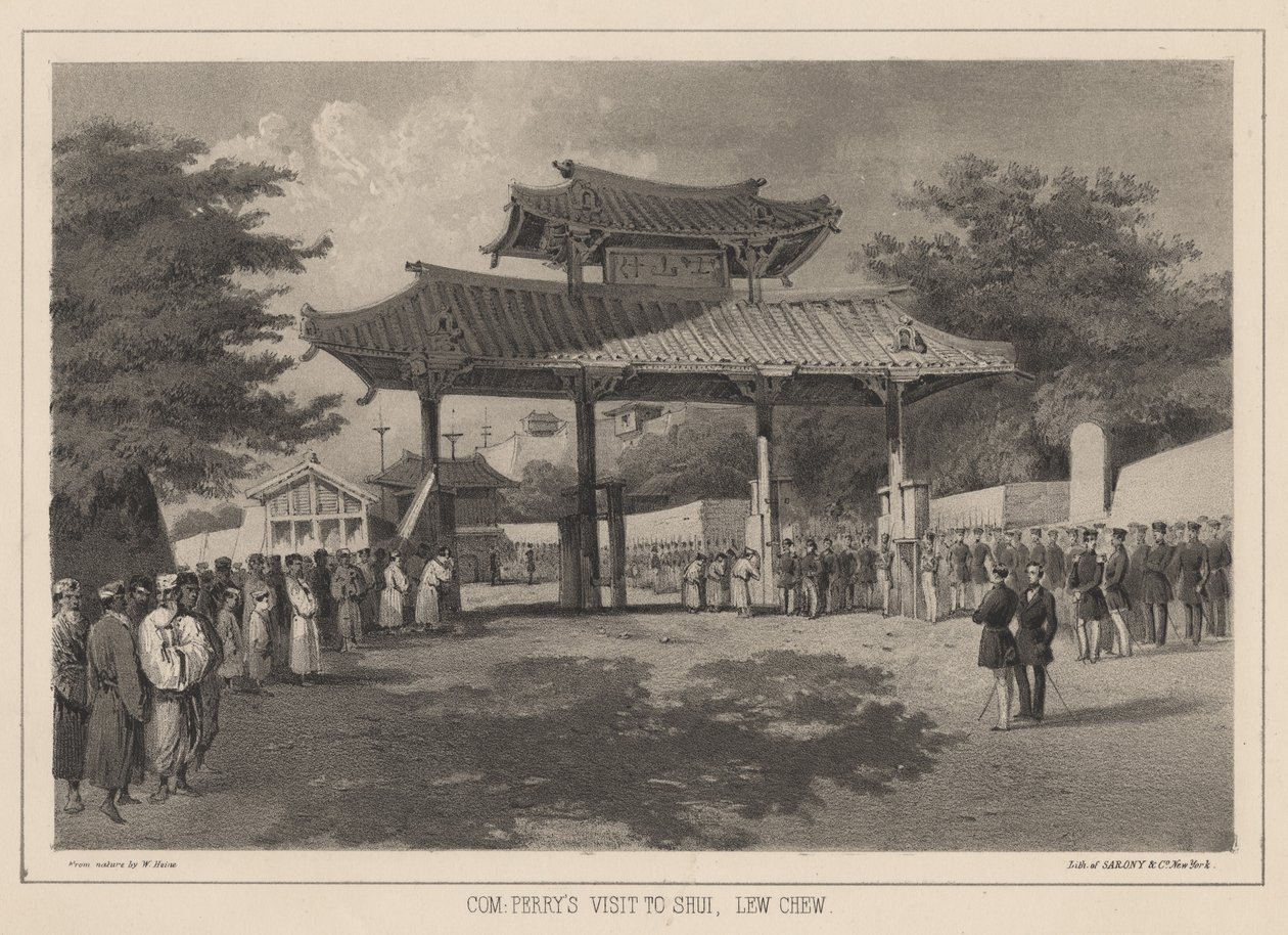 कॉम: पेरी टू शुई, ल्यू च्व, 1855 द्वारा विल्हेम जोसेफ हेन