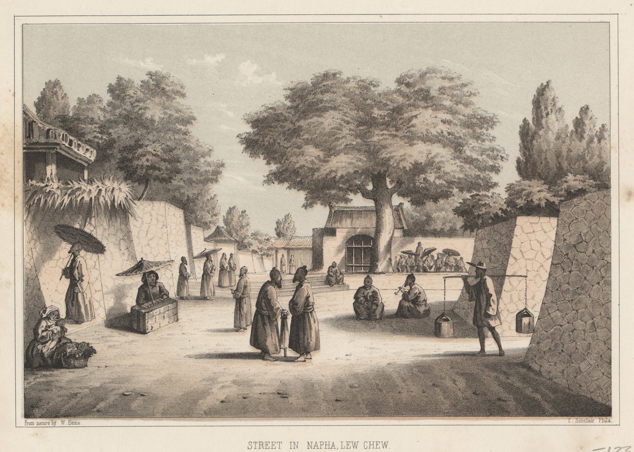 नापा में सड़क, ल्यू च्यू, 1855 द्वारा विल्हेम जोसेफ हेन