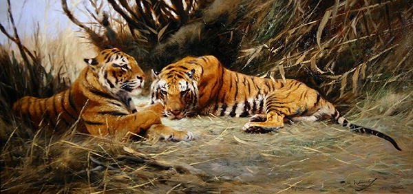 साइबेरियाई बाघ द्वारा विल्हेम कुह्नर्ट