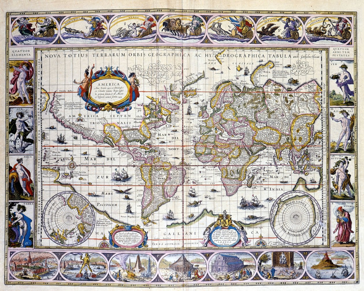 एटलस विलेम जांज़ून ब्लैउ (1571 - 1638) द्वारा विलेम ब्लाउ
