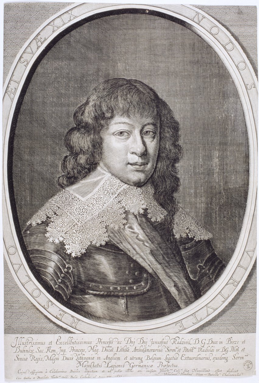 Janusz Radziwill (1612-55) 1633 द्वारा विलेम होंडियस