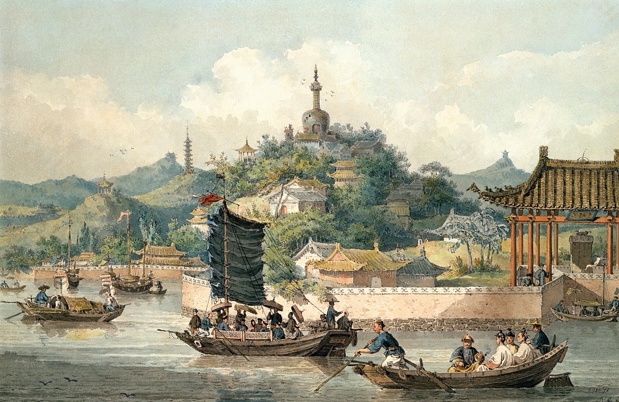 चीन के गार्डन, इम्पीरियल पैलेस, पेकिंग, 1793 के सम्राट द्वारा विलियम अलेक्जेंडर