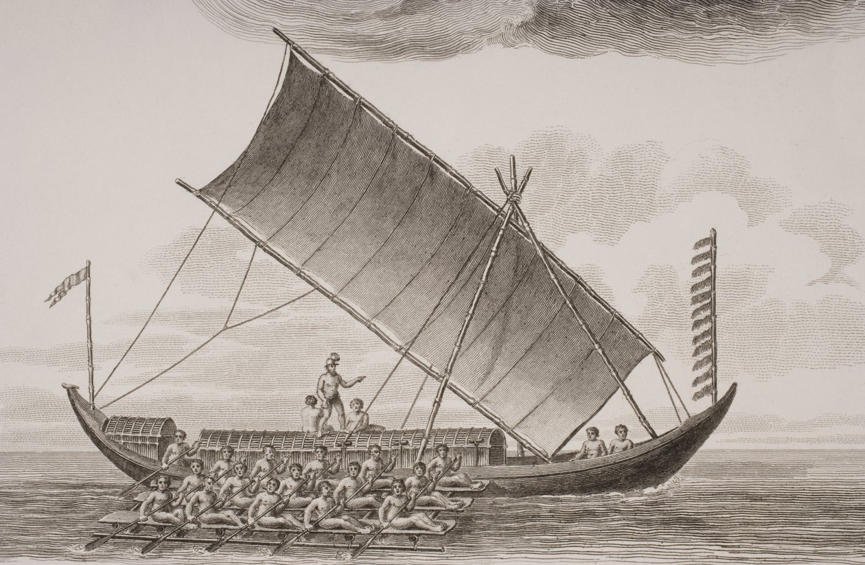 बोर्नियो का एक काराकोर, थॉमस मिल्टन (1743-1827) 1820 द्वारा उकेरा गया द्वारा विलियम एंडरसन