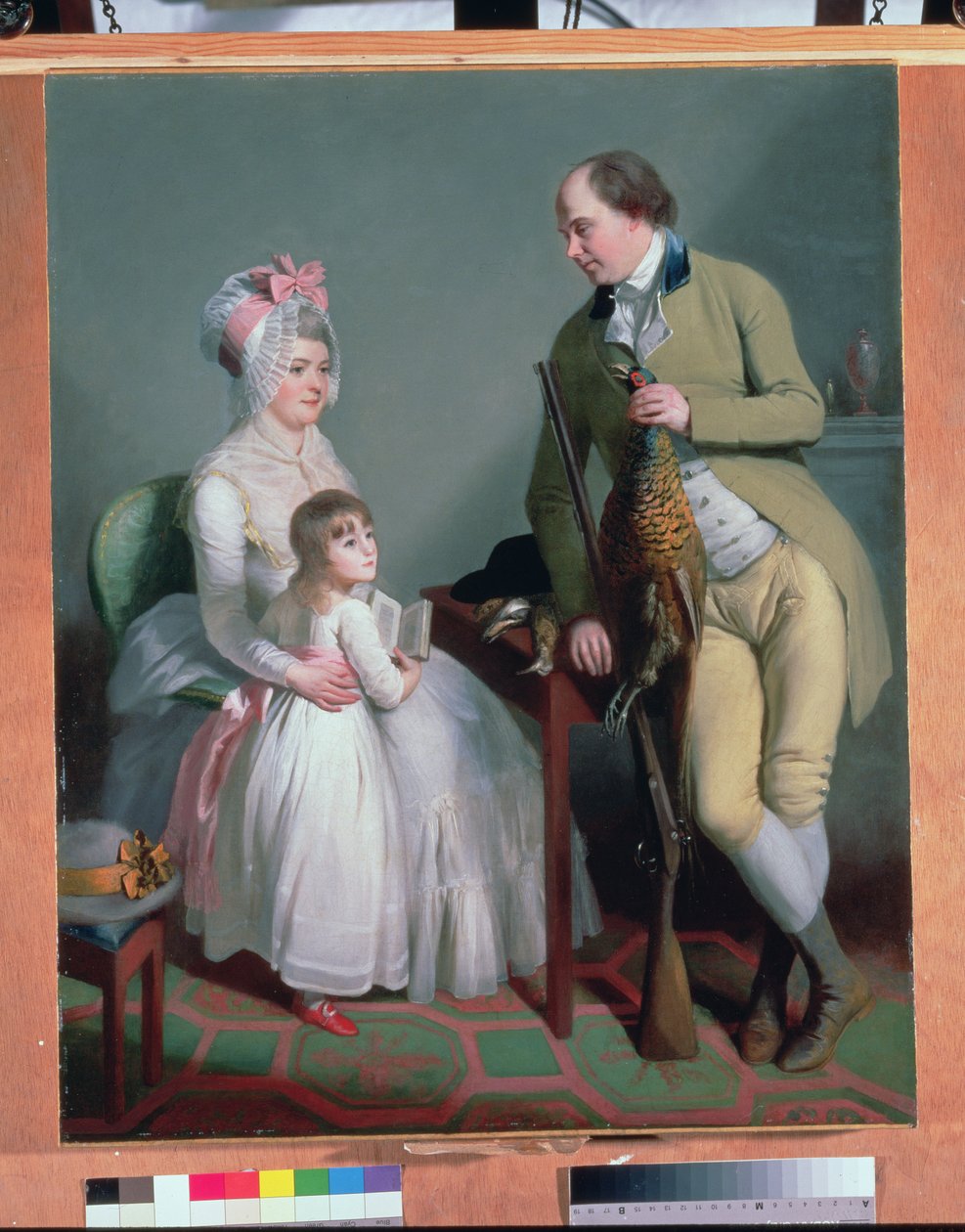 नॉरविच के मिस्टर एंड मिसेज कस्टेंस और उनकी बेटी फ्रांसेस, c.1786 द्वारा विलियम बीचे
