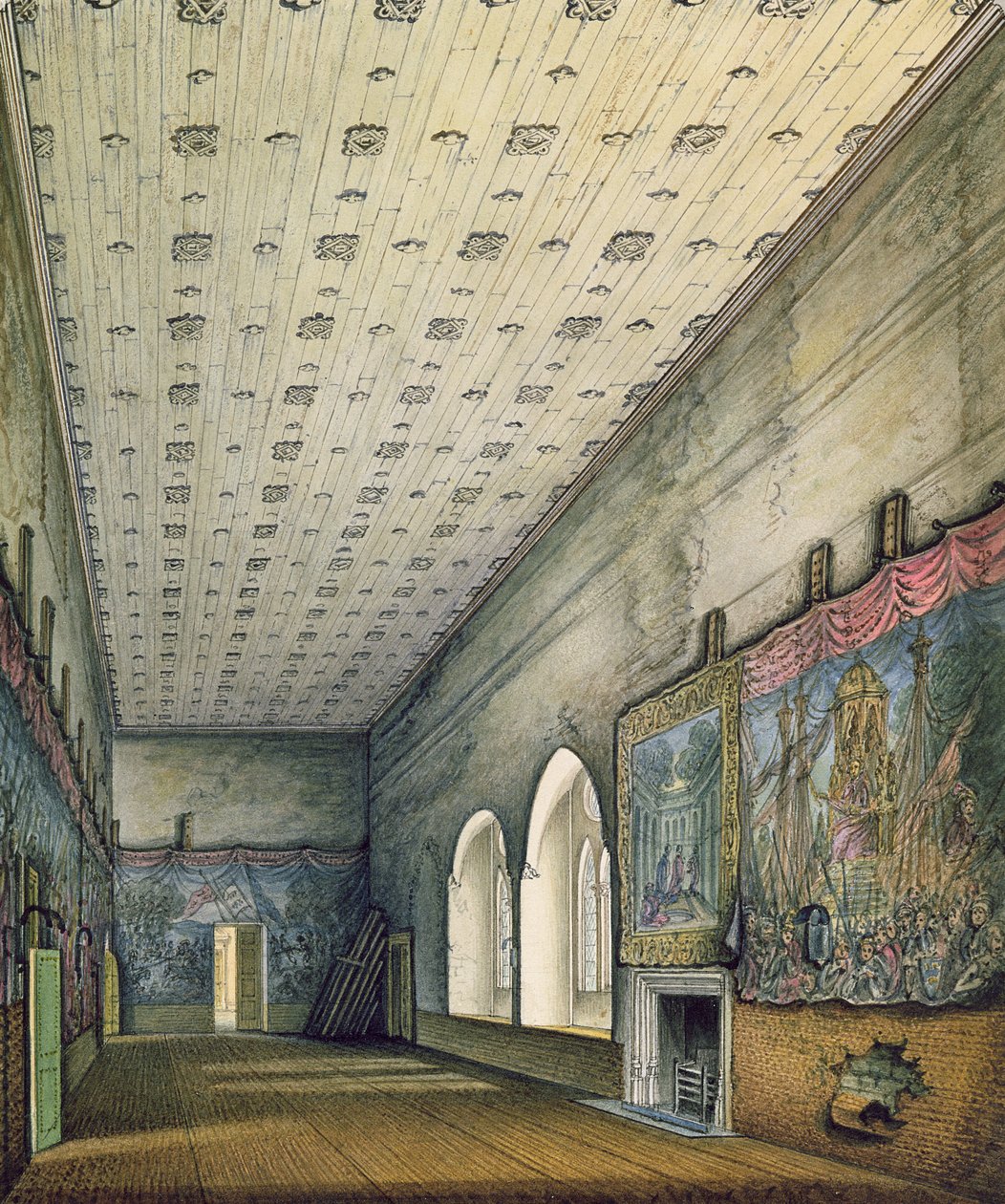 वेस्टमिंस्टर पैलेस चैंबर, c.1817 द्वारा विलियम कैपोन