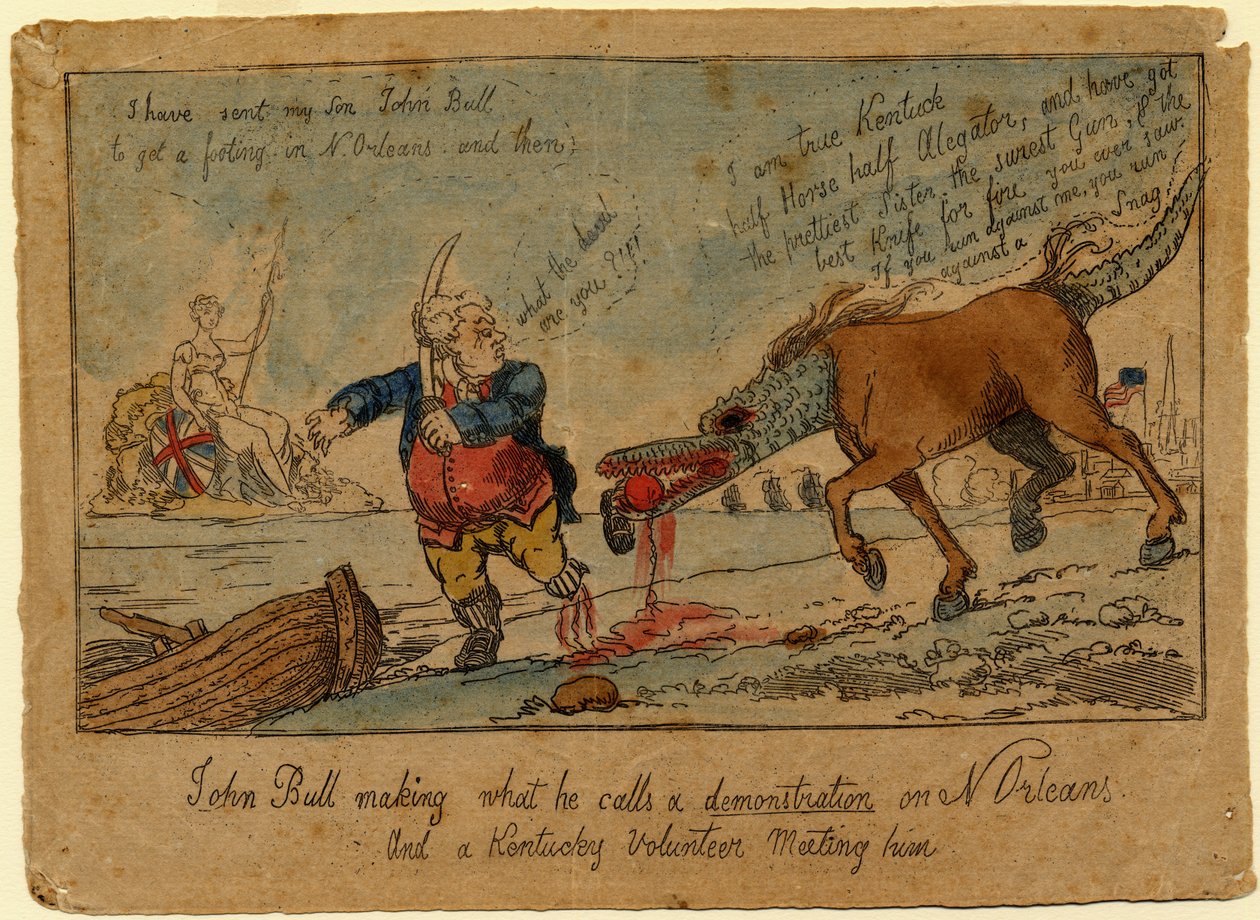 जॉन बुल वह एक प्रदर्शन का आह्वान करते हुए, c.1815 (हाथ से बने हुए नक्काशी) द्वारा विलियम चार्ल्स