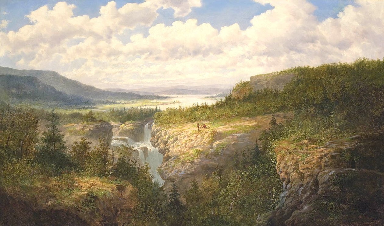 तमहाका, चेरोकी काउंटी, उत्तरी केरोलिना का झरना द्वारा विलियम चार्ल्स एंथोनी फ्राइच