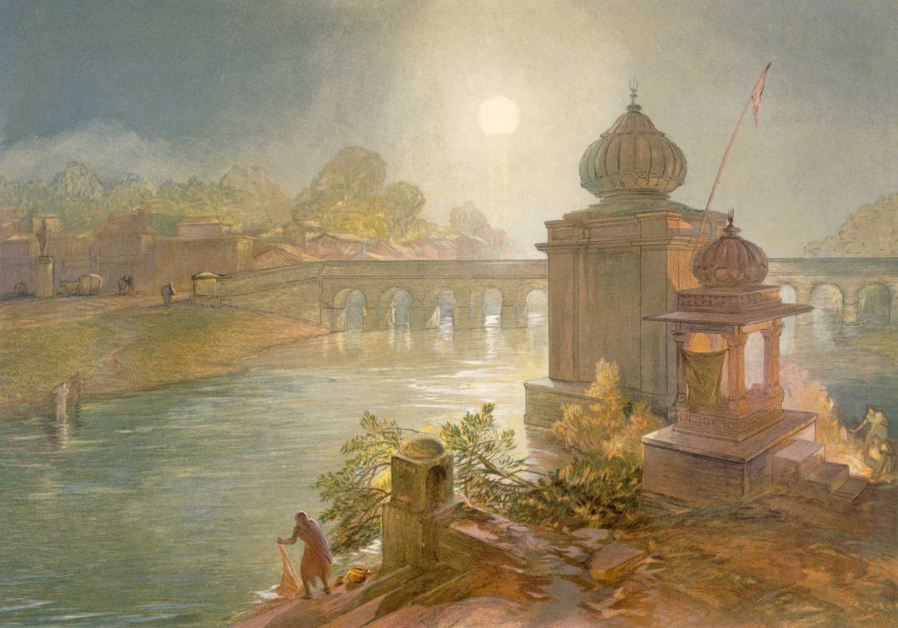 इंदौर, &39;भारत प्राचीन और आधुनिक&39;, 1867 से द्वारा विलियम क्रीमिया सिम्पसन