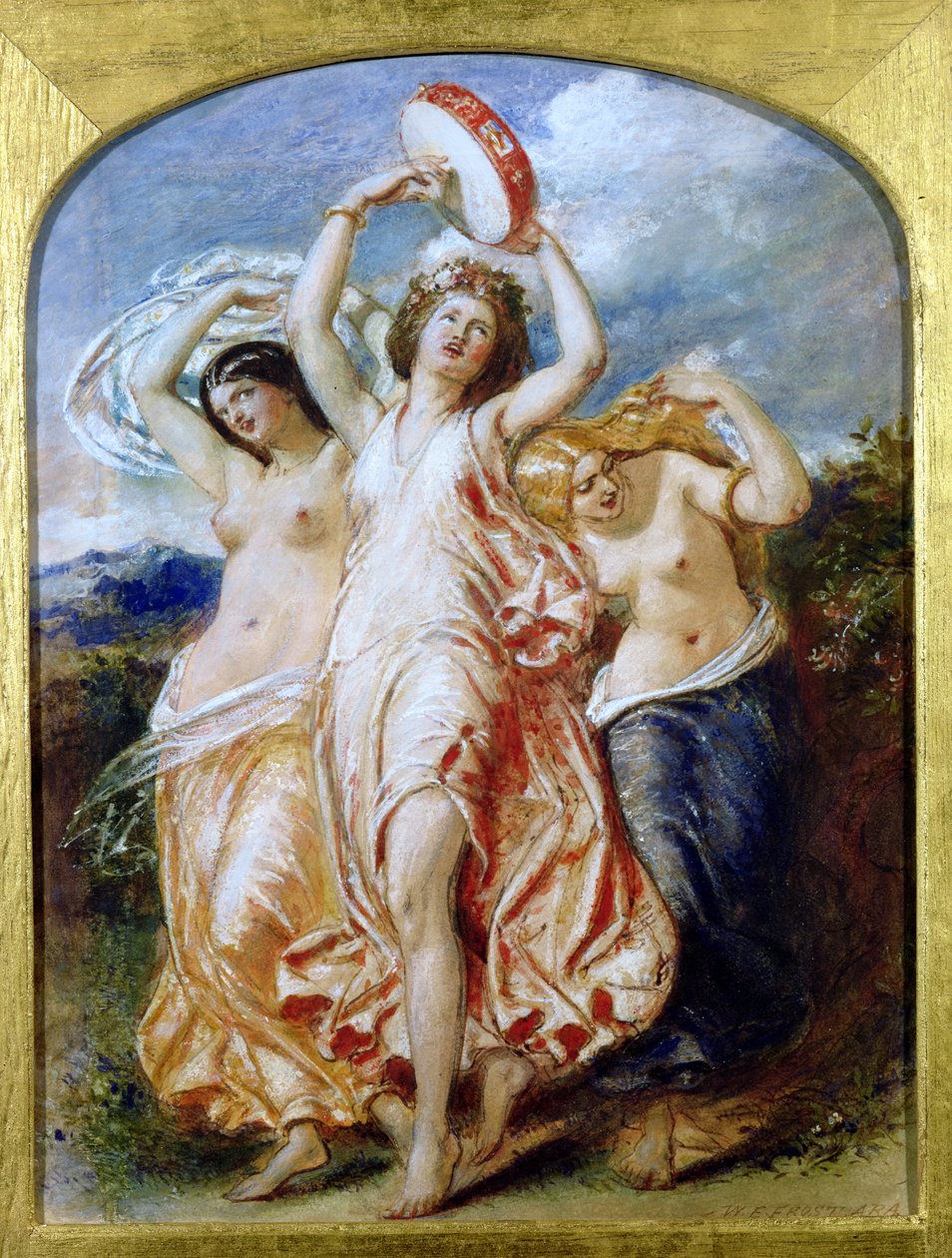 Bacchantes, c.1850 द्वारा विलियम एडवर्ड फ्रॉस्ट