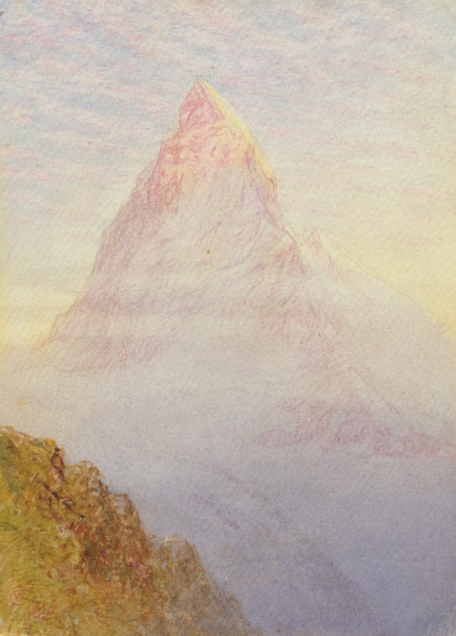 द मैटरहॉर्न, 1870 द्वारा विलियम गेर्शम कॉलिंगवुड