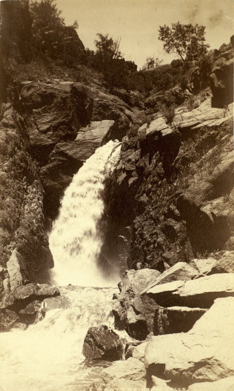 रेनबो फॉल्स, c.1880 (एल्बम प्रिंट) द्वारा विलियम हेनरी जैक्सन