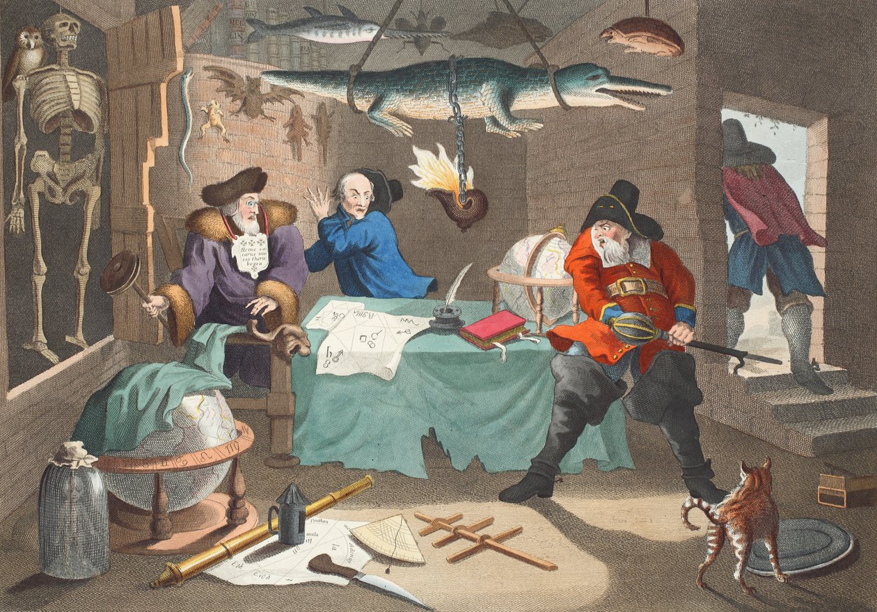 ह्युडीब्रस ने सैड्रॉप और उसके आदमी व्हचम की पिटाई सैमुअल बटलर के &39;हडिब्रस&39; से की, &39;हॉगर्थ रिस्टोर्ड: द होल वर्क्स ऑफ द सेलेब्रेटेड विलियम होगरथ, थॉमस कुक द्वारा पुन: उत्कीर्ण, पब से चित्रण द्वारा विलियम होगार्थ