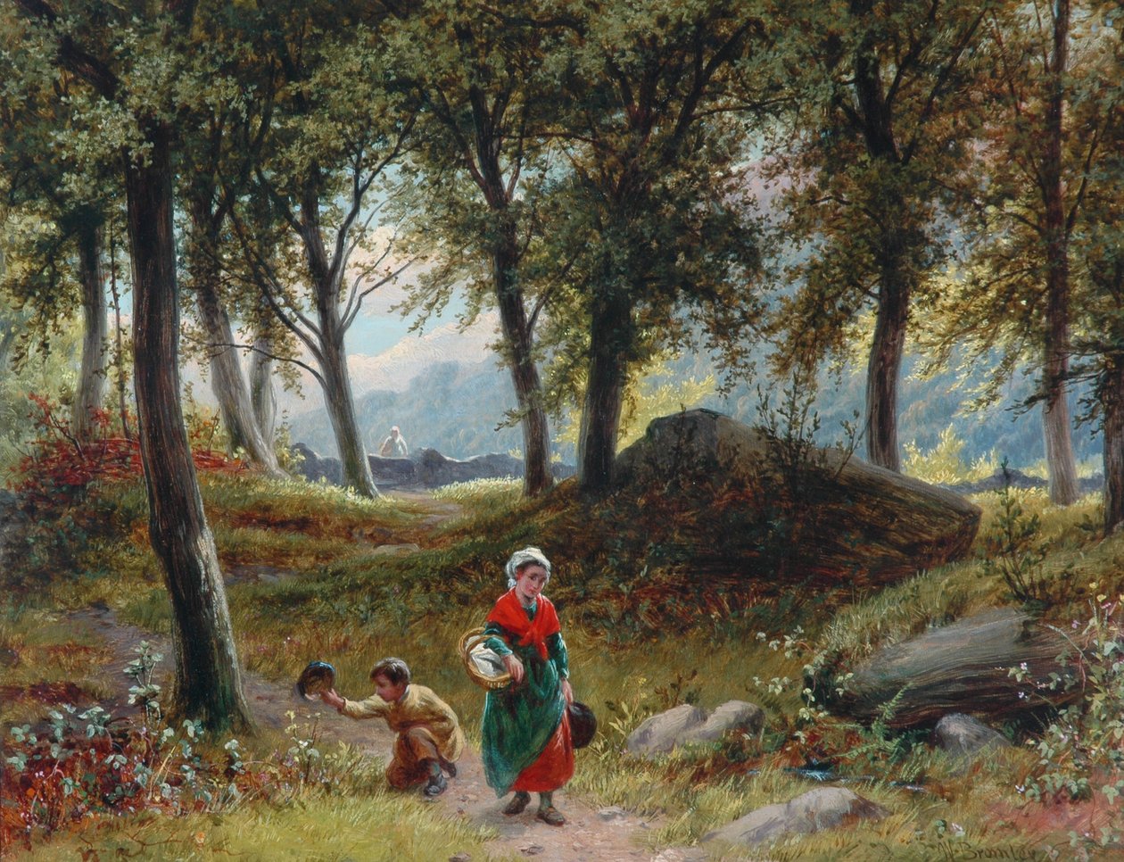 द पथ थ्रू द वुड्स, 1795 द्वारा विलियम I ब्रोमली