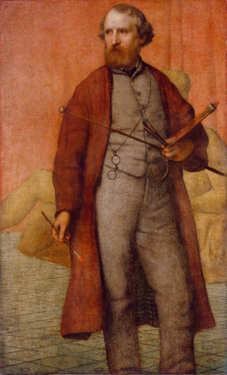 सेल्फ पोर्ट्रेट, c.1860 द्वारा विलियम पेज