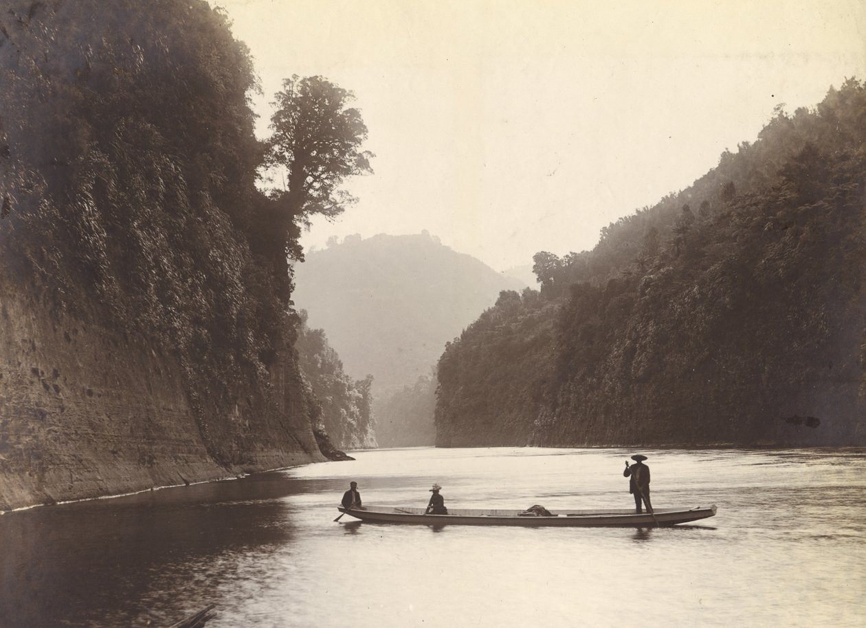 वुहानगुई नदी, c.1905 (सिल्वर जिलेटिन प्रिंट) द्वारा विलियम पार्टिंगटन