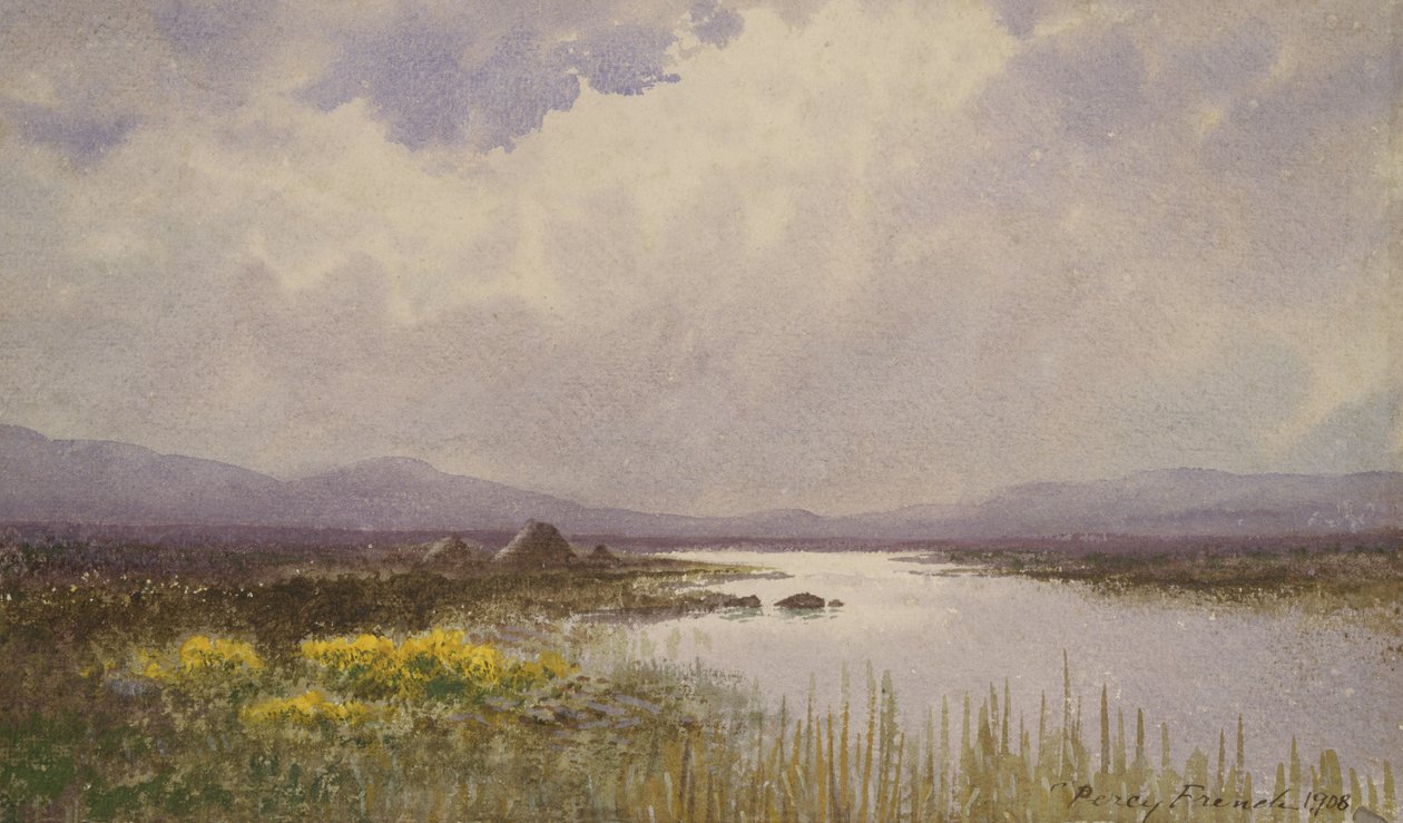 कोनीमारा लैंडस्केप, 1908 (wc कागज पर) द्वारा विलियम पर्सी फ्रेंच