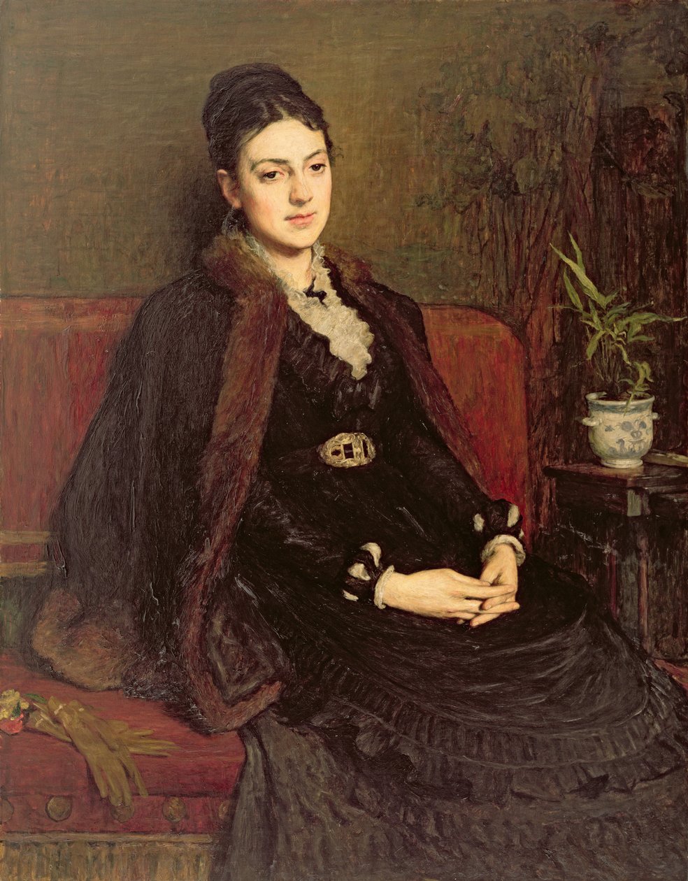 लेडी ऑर्डर्सन का चित्र (c.1854-1917) c.1875 द्वारा विलियम क्विलर आर्केस्ट्रा