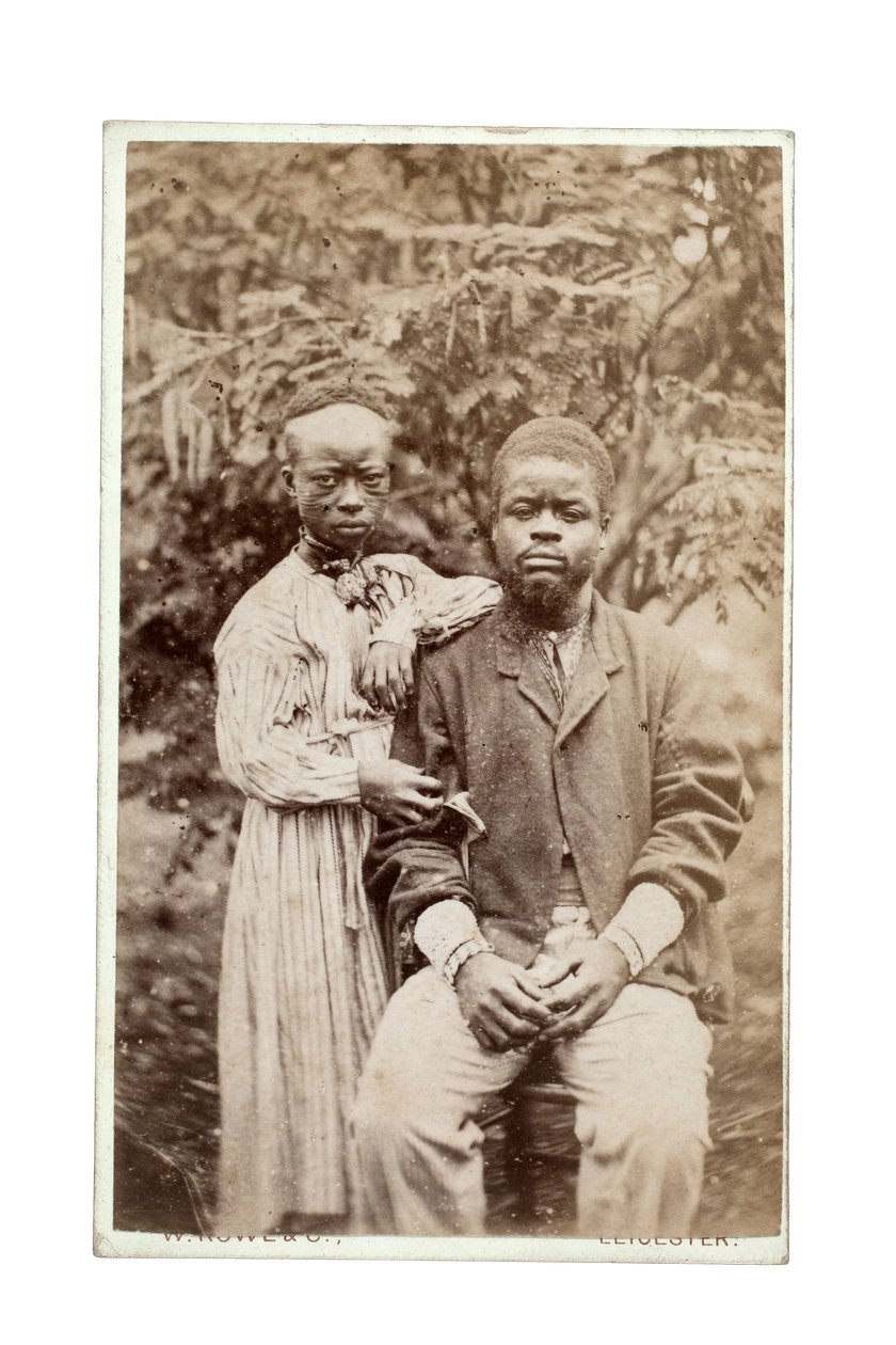 युगल, 1870 (एल्बम प्रिंट) द्वारा विलियम रोवे