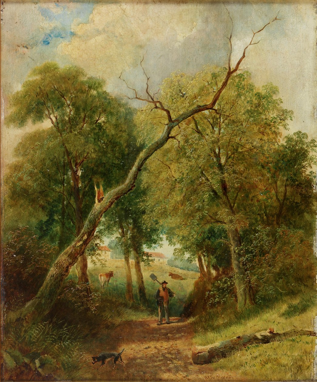 रूरल सीन, 1864 द्वारा विलियम रायट
