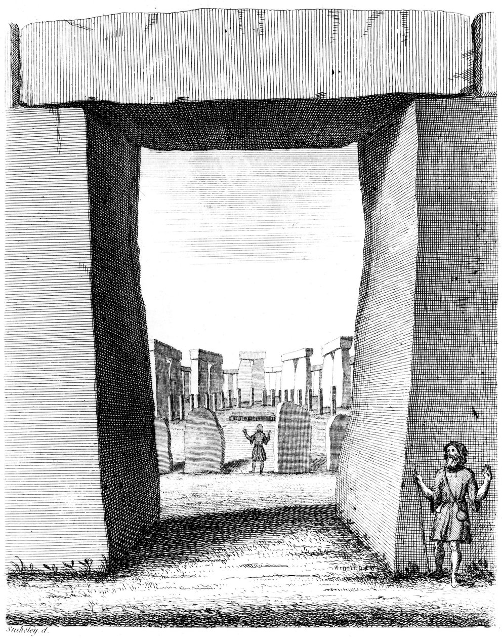 स्टोनहेंज ट्रिलिथॉन, 1740 के माध्यम से देखें द्वारा विलियम स्टुक्ली