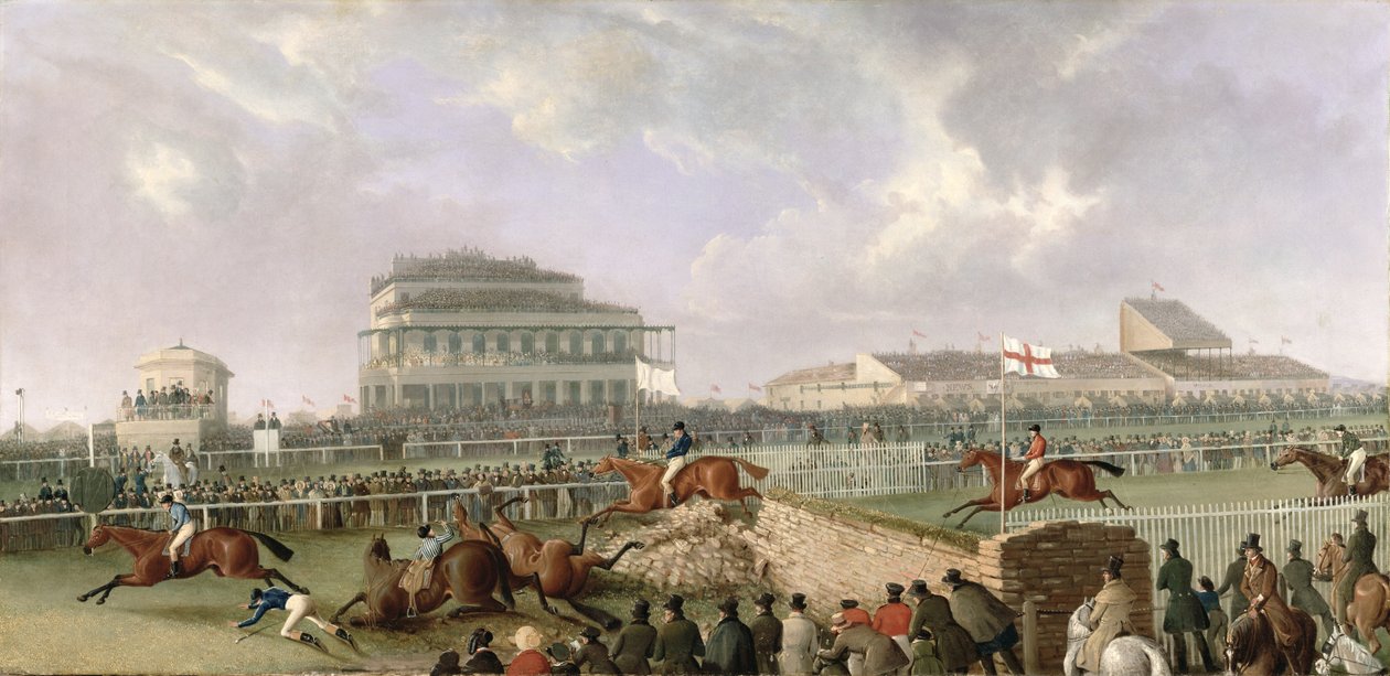 लिवरपूल और ऐंट्री 1843 में राष्ट्रीय स्टीपलचेज़, c.1843 द्वारा विलियम टास्कर